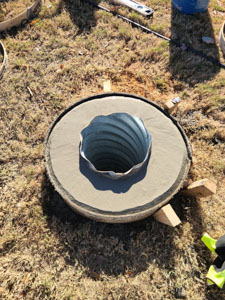 flagpole foundation